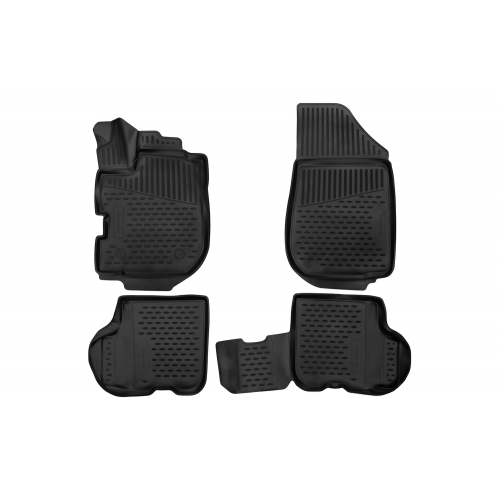 Коврики 3D в салон LIFAN Cebrium, 2014->, 4 шт. (полиуретан)