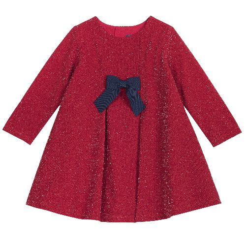 Платье детское Chicco длинный рукав р.98 цв.красный