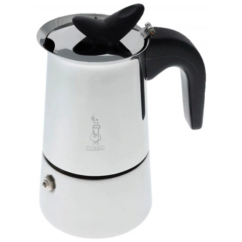 Кофеварка гейзерная Bialetti Musa Induzione 4272 Серебристый, черный