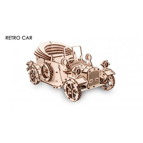 Конструктор Eco Wood Art 3D Retro Car (Форд Т) из дерева