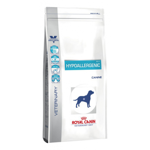 Сухой корм для собак ROYAL CANIN Vet Diet Hypoallergenic DR21, курица, 7кг