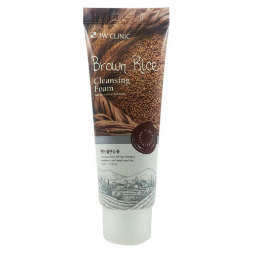 Пенка для умывания 3W Clinic Brown Rice Foam Cleansing 100 мл