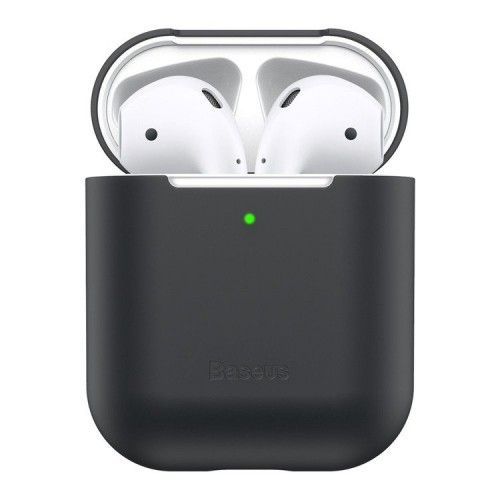 Чехол Baseus Ultrathin Series Silica Gel Protector for Apple AirPods 1,2 Black