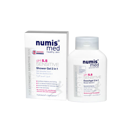 Гель для душа NUMIS MED 2 в 1 «Спорт Сенситив pH 5,5», 200 мл