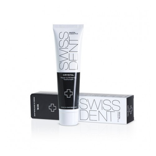 Зубная паста Swissdent Crystal бережное отбеливание 100мл