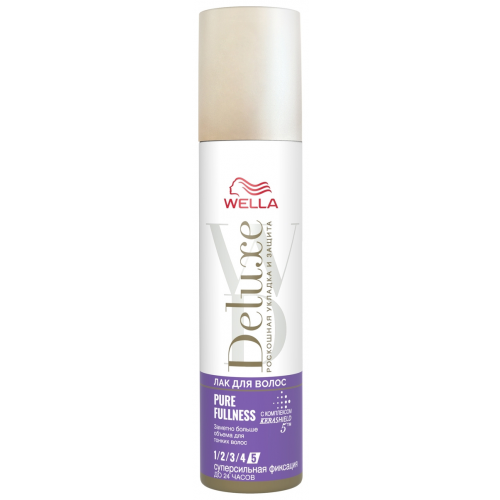 Лак для волос Wella Deluxe Pure Fullness 75 мл