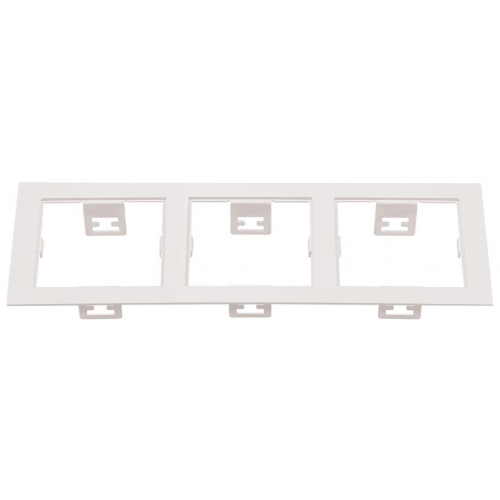 Рамка Lightstar для трех встраиваемых светильников Domino Triple Quadro 214536 Белый