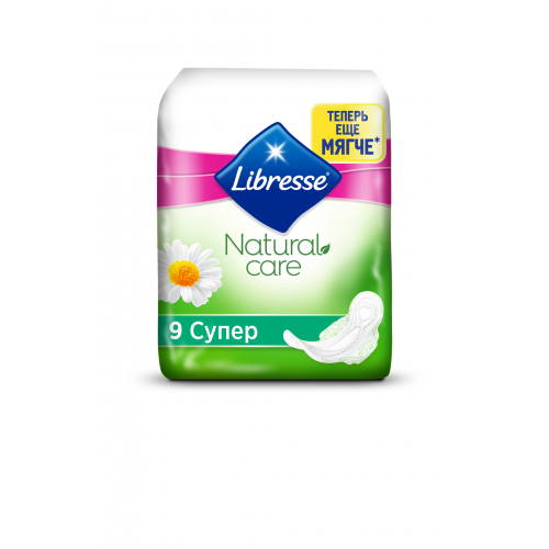 Гигиенические прокладки Libresse Natural Care Ultra Super, 9 шт