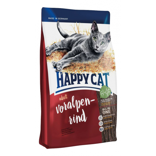Сухой корм для кошек Happy Cat Fit & Well, говядина, 4кг
