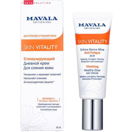 Стимулирующий дневной крем MAVALA Skin Vitality, 45 мл