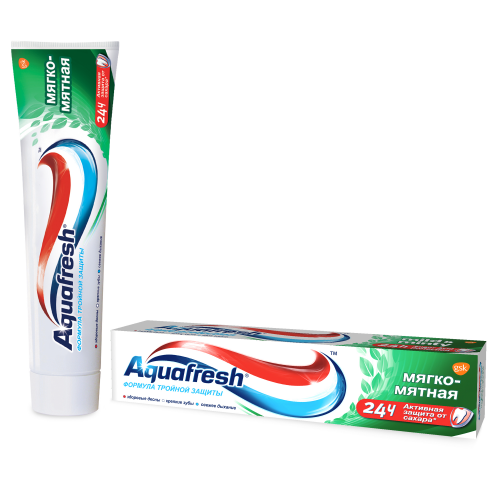 Зубная паста Aquafresh Тройная защита Мягко-мятная, 100 мл