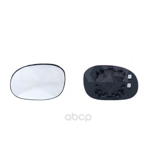 Cтекло зеркала заднего вида правого Citroen C2, C3 02, Peugeot 206 98 ALKAR 6402283