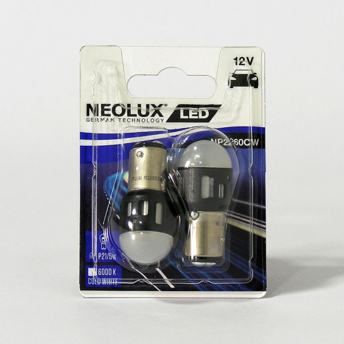 P21/5w 12v (1.2w) Лампа Led 6000k Блистер 2шт. NEOLUX арт. NP2260CW-02B