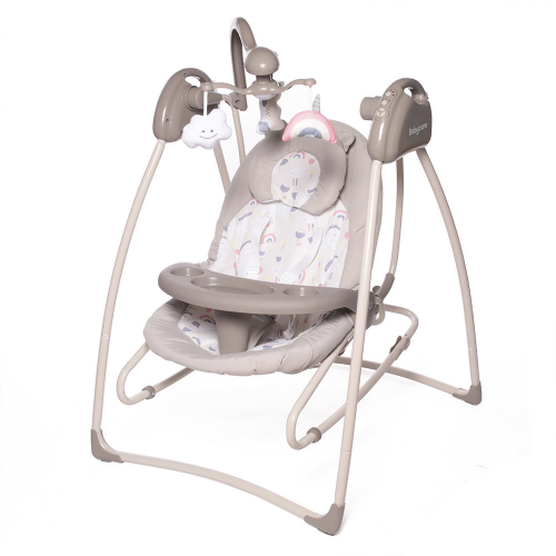 Электрокачели Babycare Butterfly 2в1 с адаптером