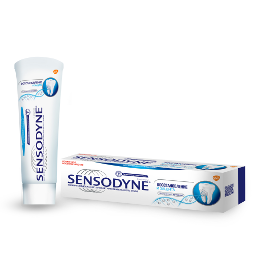 Зубная паста Sensodyne Восстановление и Защита, для чувствительных зубов, 75 мл