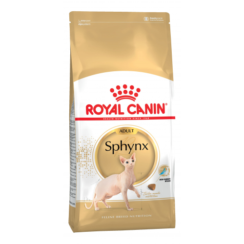Сухой корм для кошек ROYAL CANIN Sphynx Adult, сфинкс, домашняя птица, мясо, 10кг