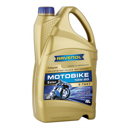 Моторное масло Ravenol Motobike 4-T Ester 10W-60 4л