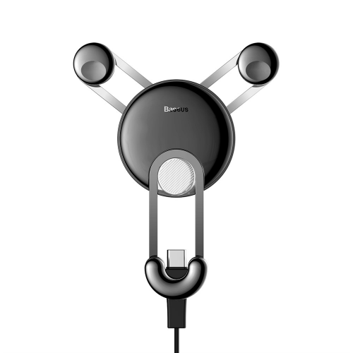 Автомобильный держатель Baseus YY Vehicle-Mounted Phone Charging Holder with USB - Type-C
