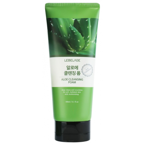 Пенка для умывания Lebelage Aloe Cleansing Foam 180 мл