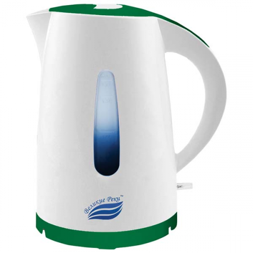 Чайник электрический Великие Реки Томь-1 White/Green