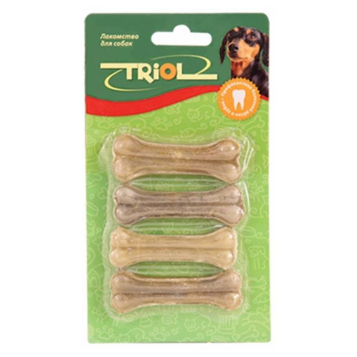 Лакомство для собак Triol Кость из жил №3, 25шт по 20-25г
