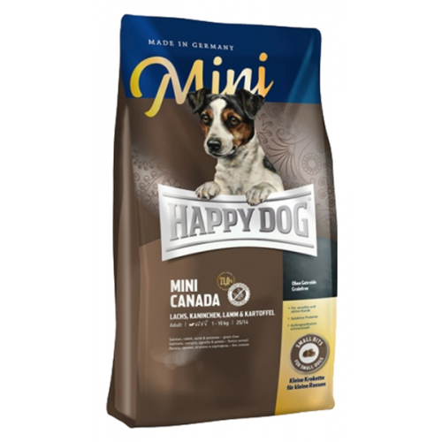 Сухой корм для собак Happy Dog Supreme Mini Canada, мелих пород, рыба, 1кг