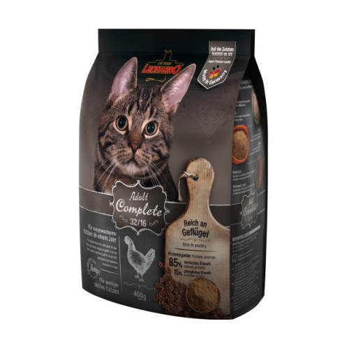 Сухой корм для кошек Leonardo Adult Complete 32/16, курица, 0,4кг