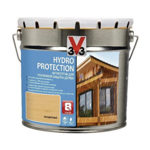 Пропитка для дерева V33 HYDRO PROTECTION полуглянец Венге 0,9л