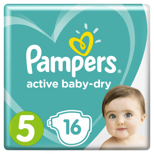 Подгузники Pampers Active Baby-Dry Junior (11-16 кг) 16 шт