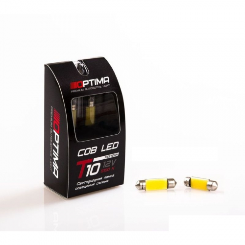 Лампа Светодиодная Optima Premium C5w Cob 36mm 5100k, 12v Optima арт. OPF36