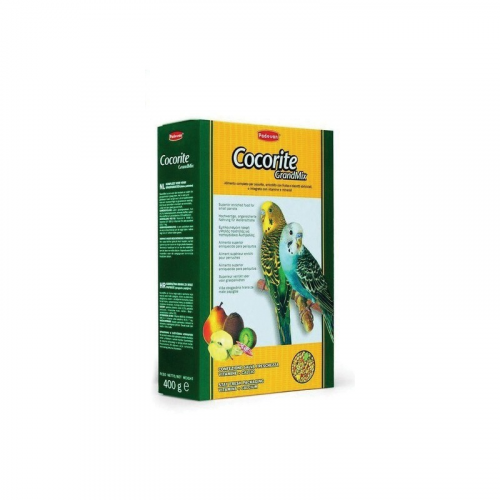 Основной корм для волнистых попугаев Padovan Grandmix Cocorite, комплексный, 400 г