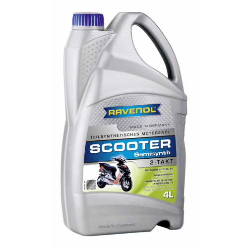 Моторное масло Ravenol Scooter 2-Takt Teilsynt 5W-30 4л