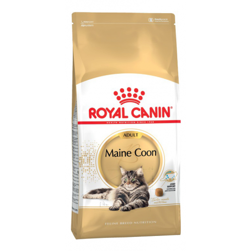 Сухой корм для кошек ROYAL CANIN Maine Coon Adult, мейн-кун, домашняя птица, 4кг
