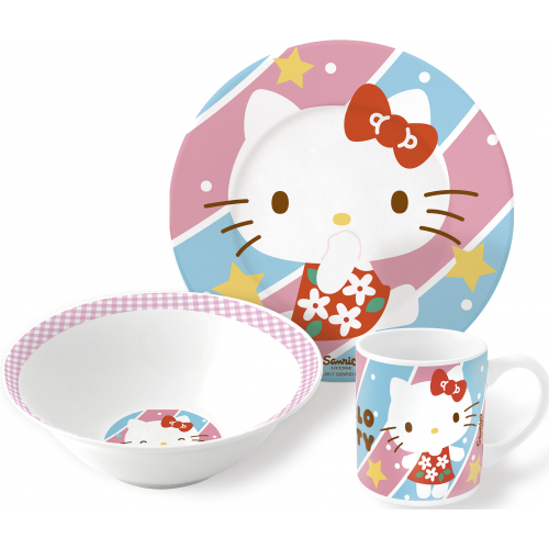 Набор посуды керамической Stor в подарочной упаковке Hello Kitty №4, 46285