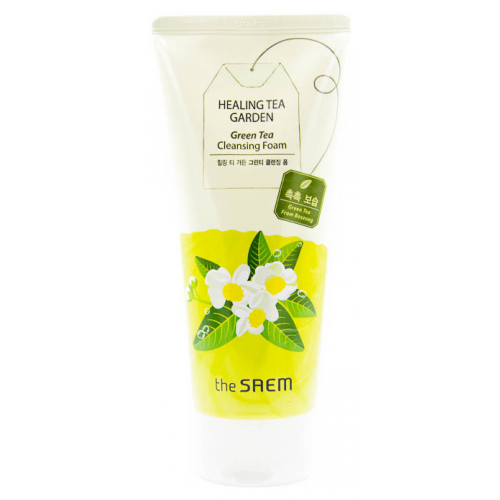 Средство для очищения The Saem Healing Tea Garden Green Tea Cleansing Foam 150 мл