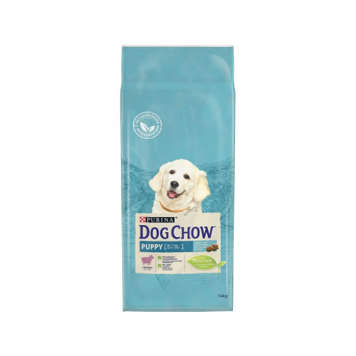 Сухой корм для щенков Dog Chow Puppy, ягненок и рис, 14кг