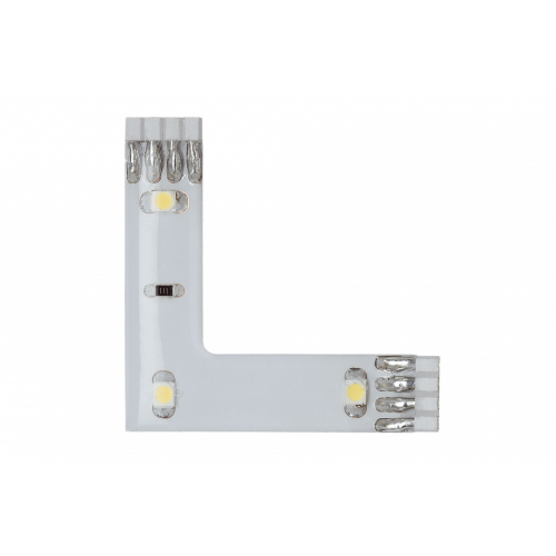 Угловой элемент LED 90°-Connector 3x0,24W Set Warmweiß 12V DC Weiß Kunststoff 70205