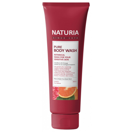 Гель NATURIA PURE BODY WASH Cranberry&Orange 100 мл