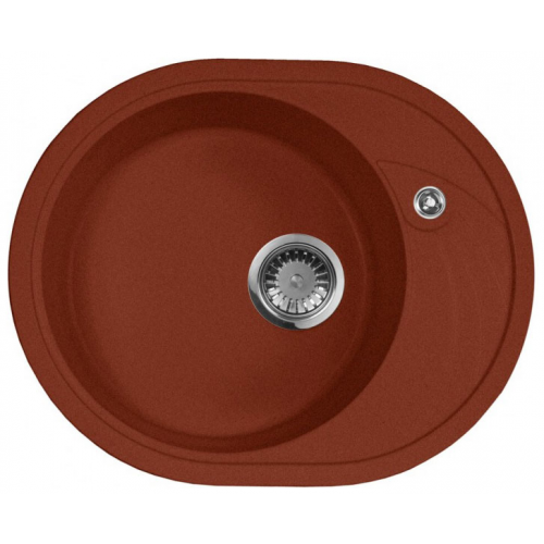 Мойка для кухни гранитная AquaGranitEx m-18L красный