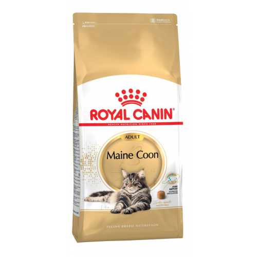Сухой корм для кошек ROYAL CANIN Maine Coon Adult, мейн-кун, домашняя птица, 10кг