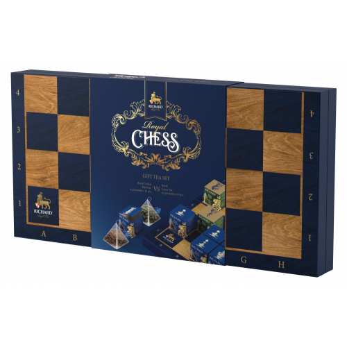 Чай Richard Royal Chess ассорти 32 пирамидки