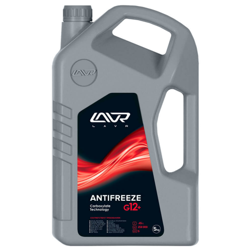 Охлаждающая жидкость ANTIFREEZE LAVR -45°C (G12+), 5 кг