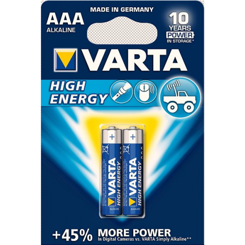 Батарейка VARTA HIGH ENERGY AAA 2 шт