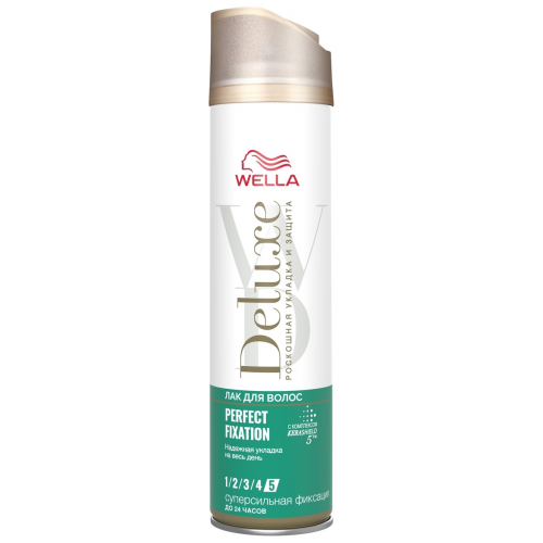 Лак для волос Wella Deluxe Perfect Fixation 250 мл