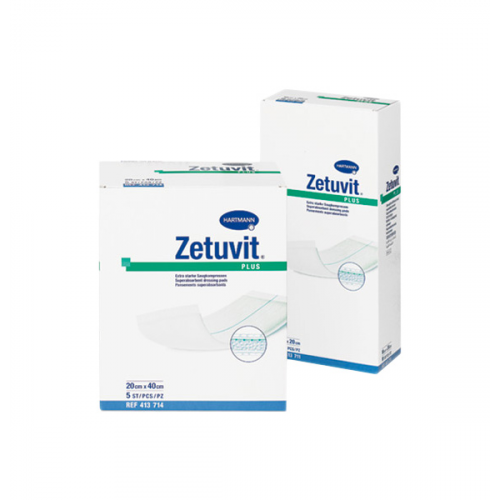Повязка Zetuvit plus сорбционная стерильная с повышенной впитываемостью 10 х 10 см 10 шт