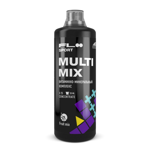 MultiMix Жидкий витаминно-минеральный комлекс, Fruit mix 1000 ml