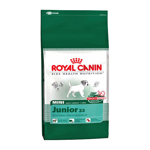 Сухой корм для щенков ROYAL CANIN Junior Mini, птица, 0.8кг