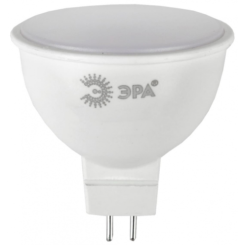 Лампочка Эра MR16 GU5,3 10W 800Lm 2700K матовый гриб