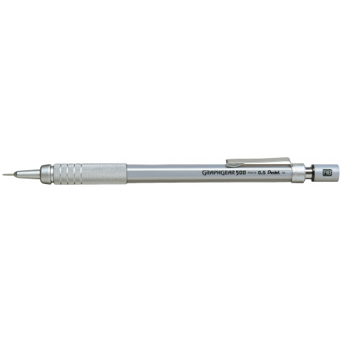 Автоматический карандаш Graphgear 500, серебряный корпус