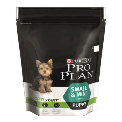 Сухой корм для щенков PRO PLAN OptiStart Small&Mini Puppy, для мелких пород, курица, 0,7кг